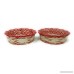 Temp-tations Set of 2 Mini Pie Pans Deep Dish 5.75 x 1.75 each - Stoneware (Old World Red) - B078P1D3VZ